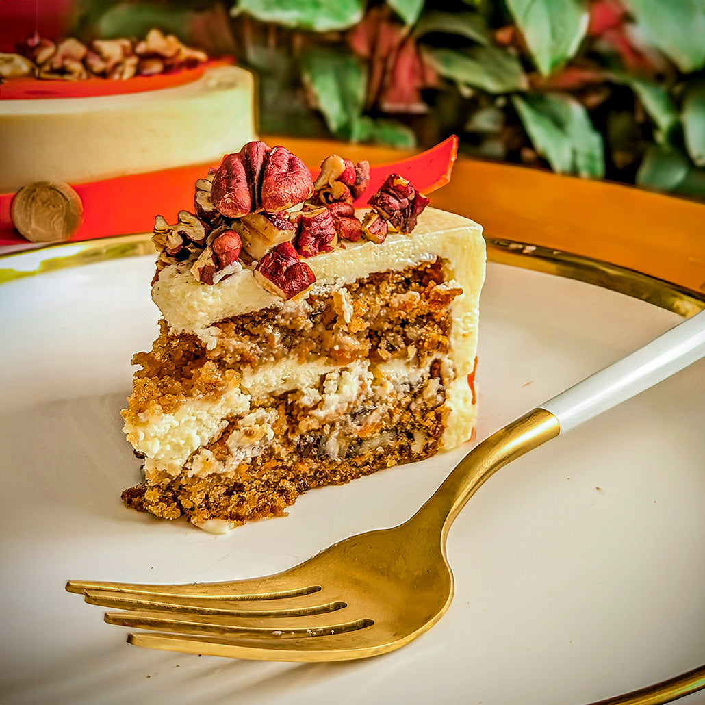 Carrot Cake Cross Section