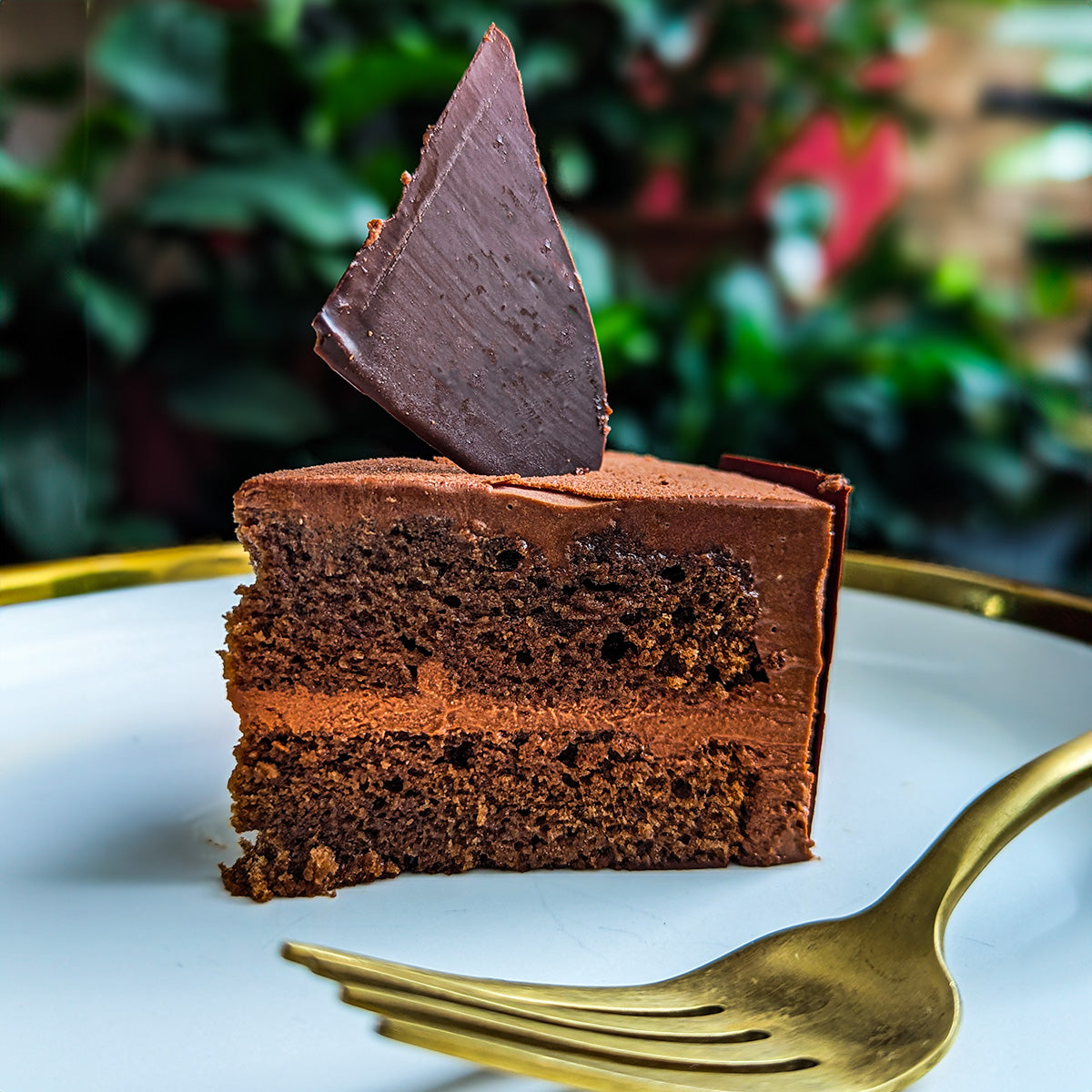 Eggless Chocolate Decadence Cake