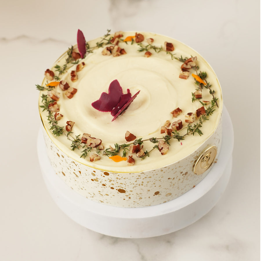 Wilde carrot, pecan and cream cheese cake by Felice Pasticceria, Pune