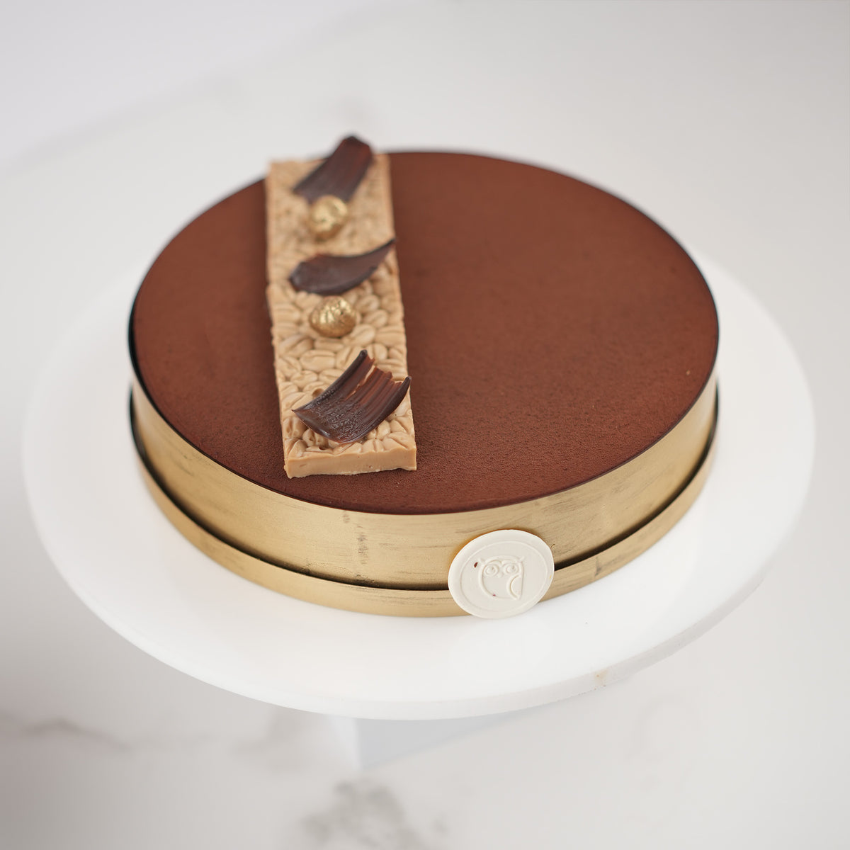 Ambre hazelnut and coffee cake by Felice Pasticceria, Pune