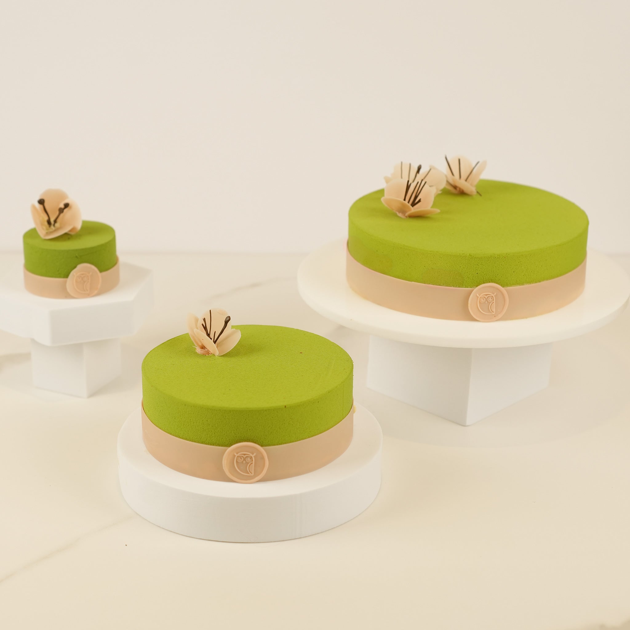 Eden pistachio and strawberry cake by Felice Pasticceria, Pune
