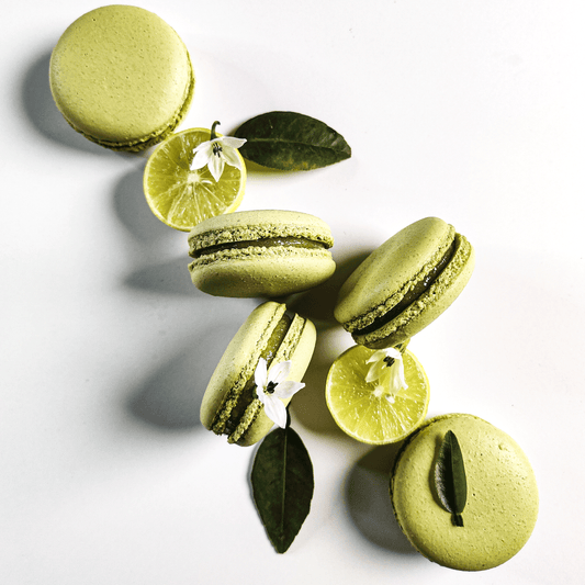 Lime Cream Macarons (Box of 6)